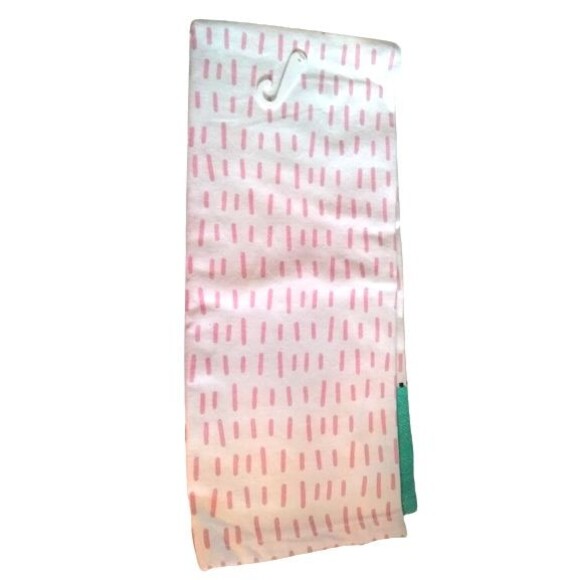 Kane Home Kitchen Towels Spring Chick x5 Green With Pink Lines 16"x26" - Picture 2 of 2